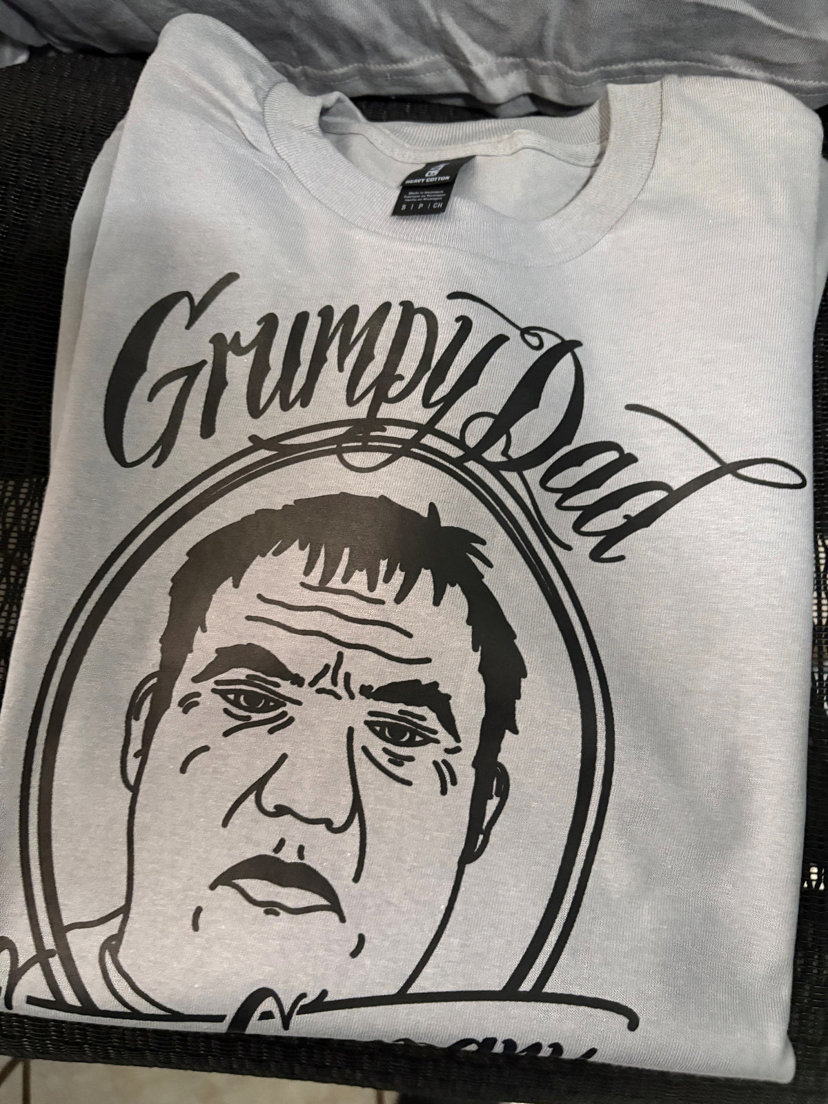 Grumpy Dad Logo Shirt - Black