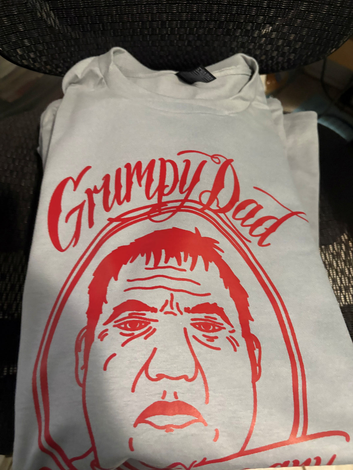 Grumpy Dad Logo Shirt - Red